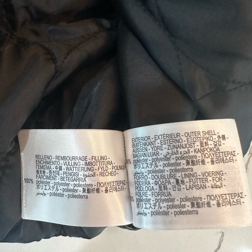 Zara Blue Zip Up Bomber Jacket With Side Pockets Size XL. In Great Condition. - Picture 13 of 13